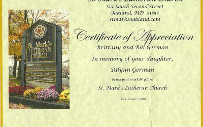 Changing tables at St. Mark’s Luthern Church